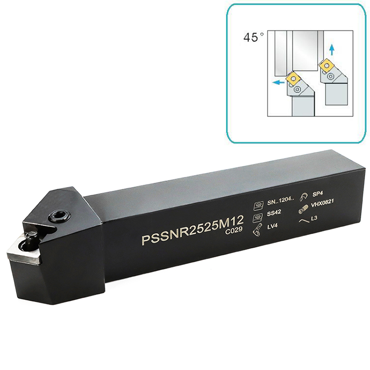 Pemegang Alat CNC Sandhog untuk Sisipan Memusing Tungsten Carbide Memotong Logam