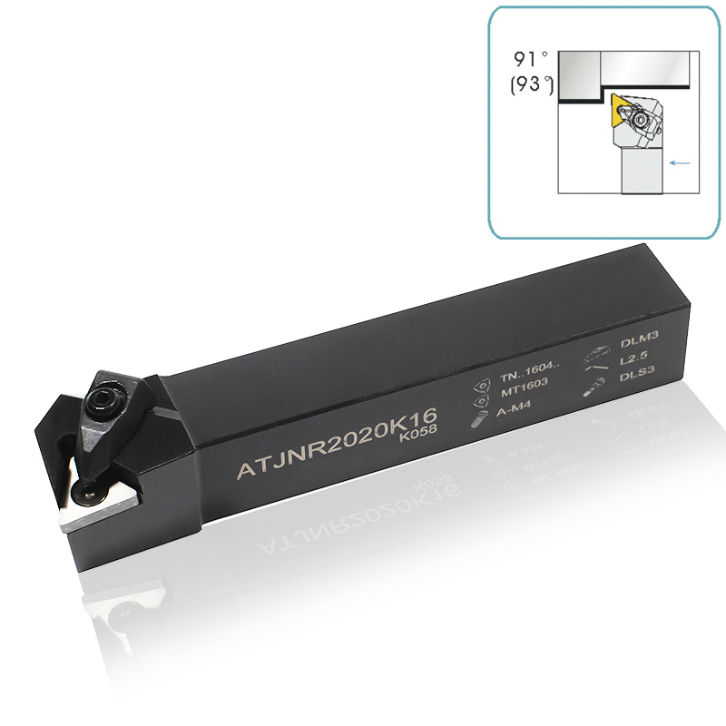 Sandhog 93 Darjah CNC Lathe Turning Toolholder Pemegang Alat Pemotong Luar